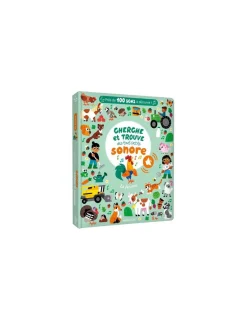 Auzou Livre sonore Cherche et trouve des tout-petits La ferme -