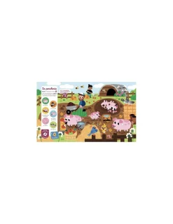 Auzou Livre sonore Cherche et trouve des tout-petits La ferme -