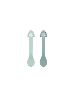 Trixie Lot de 2 cuillères en silicone requin -