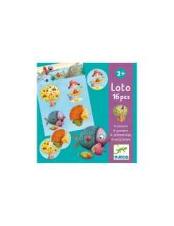 Enfant Djeco Loto des 4 saisons 16 pièces -