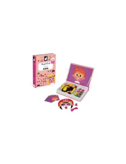 Janod Magnetibook Crazy face fille -
