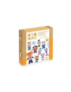 Djeco Magnets à décorer Funky Family - Do It Yourself -