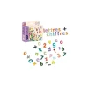 Jeujura Magnets bois 80 lettres minuscules et chiffres -