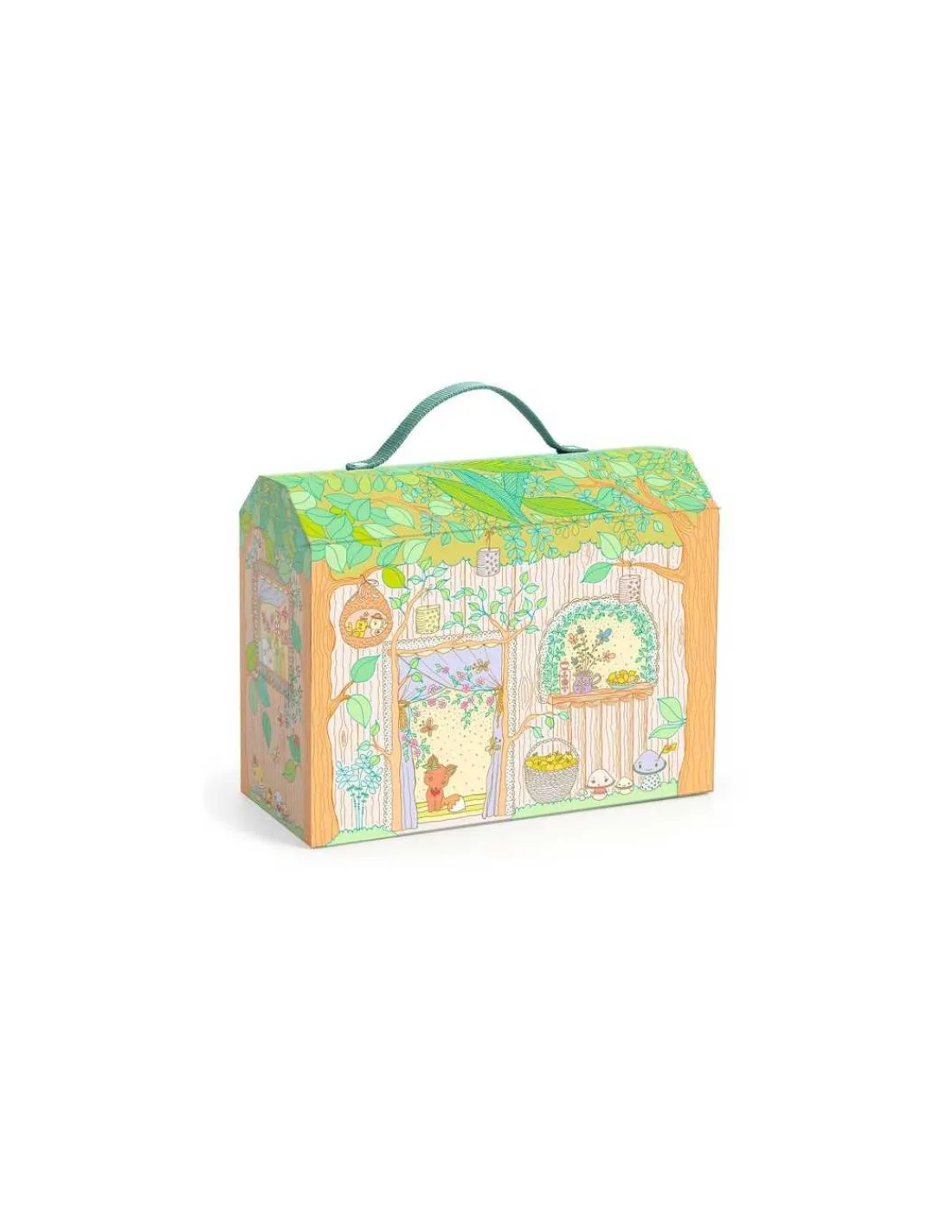 Djeco Maison des bois Sylvia & Fox Tinyly -