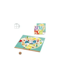 Enfant Djeco Mallette de jeux Junior - Ludo and Co -