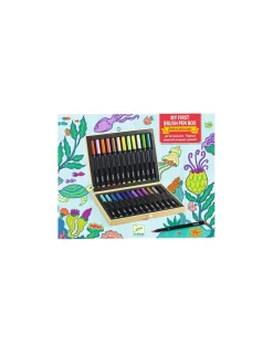 Enfant Djeco Mallette de mes 1ers feutres pinceaux -