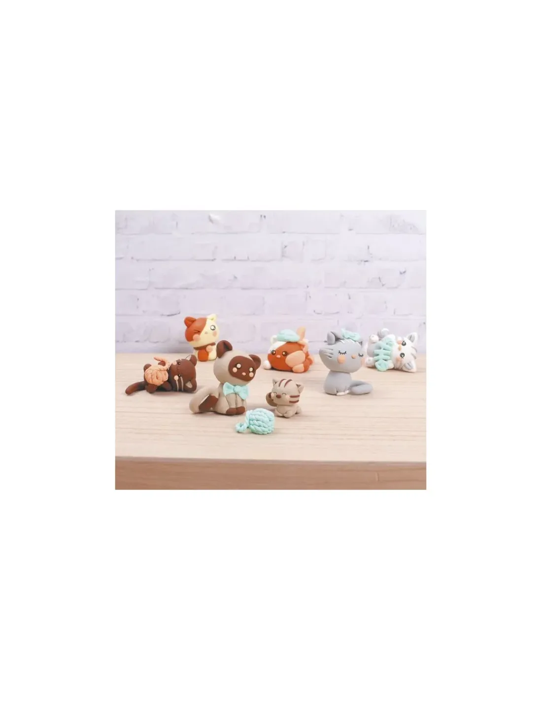 Graine Creative Mallette Kawaii kitty family pâte FIMO - Graine créative