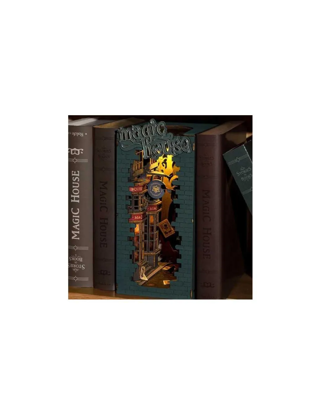 Rolife Maquette Magic House Book Nook -
