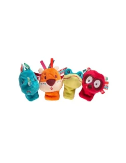 Lilliputiens Marionnettes de doigt jungle -