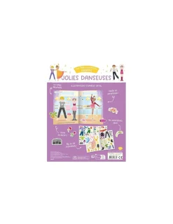 Auzou Mes 500 Autocollants créatifs Jolies danseuses -