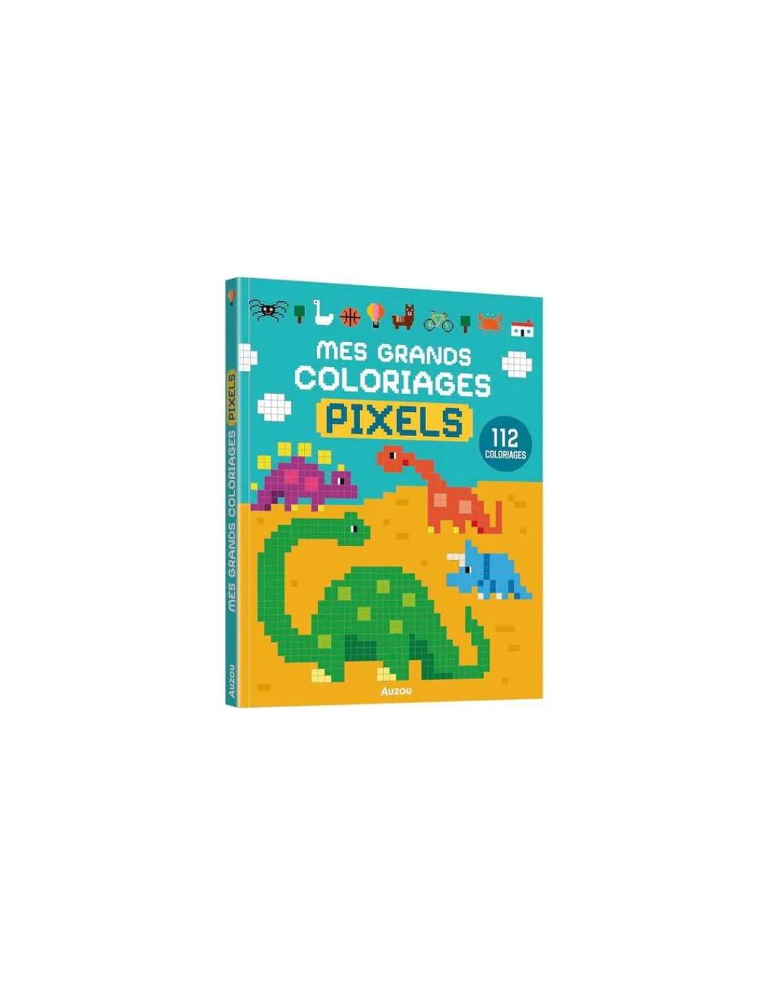 Auzou Mes grands coloriages Pixels 2 -
