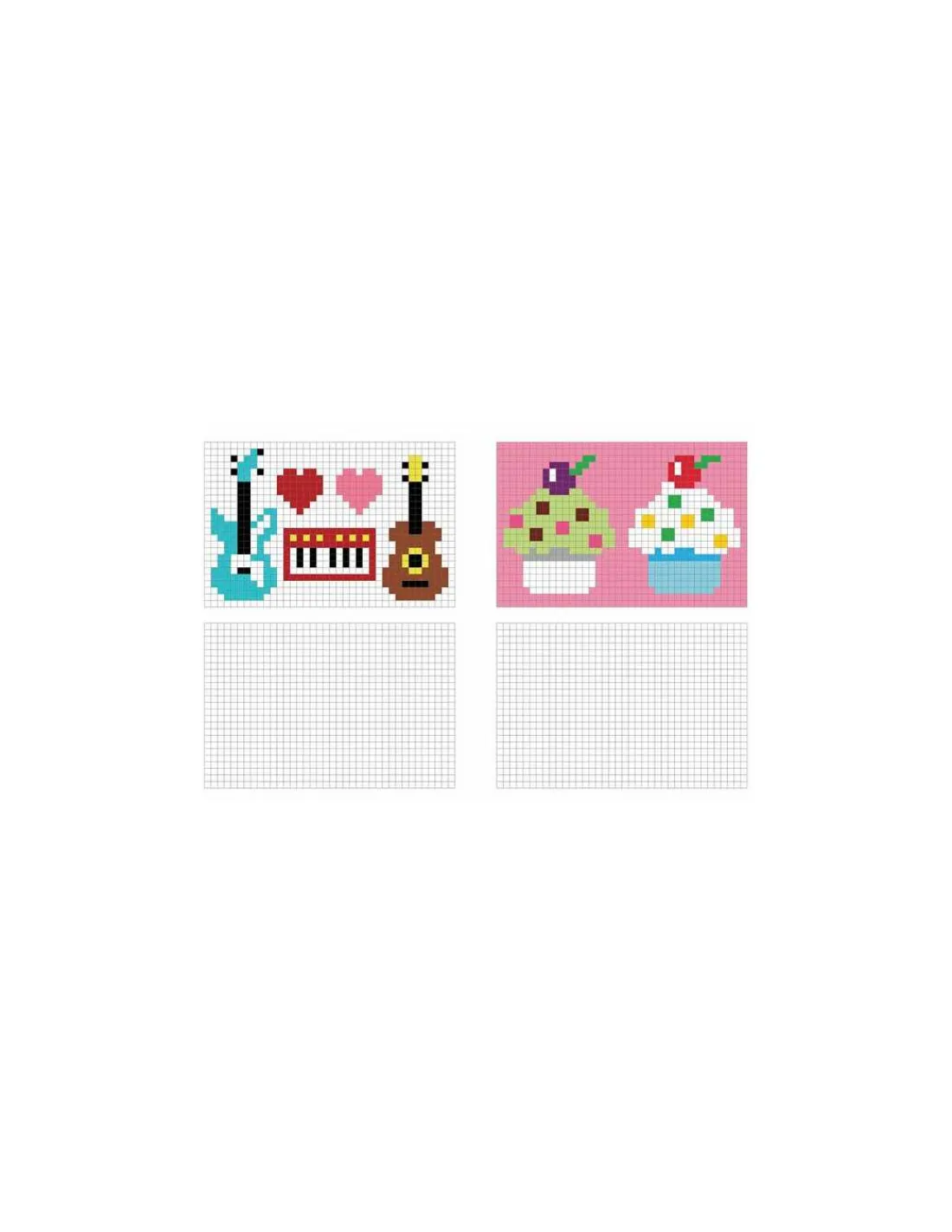 Auzou Mes grands coloriages Pixels 2 -