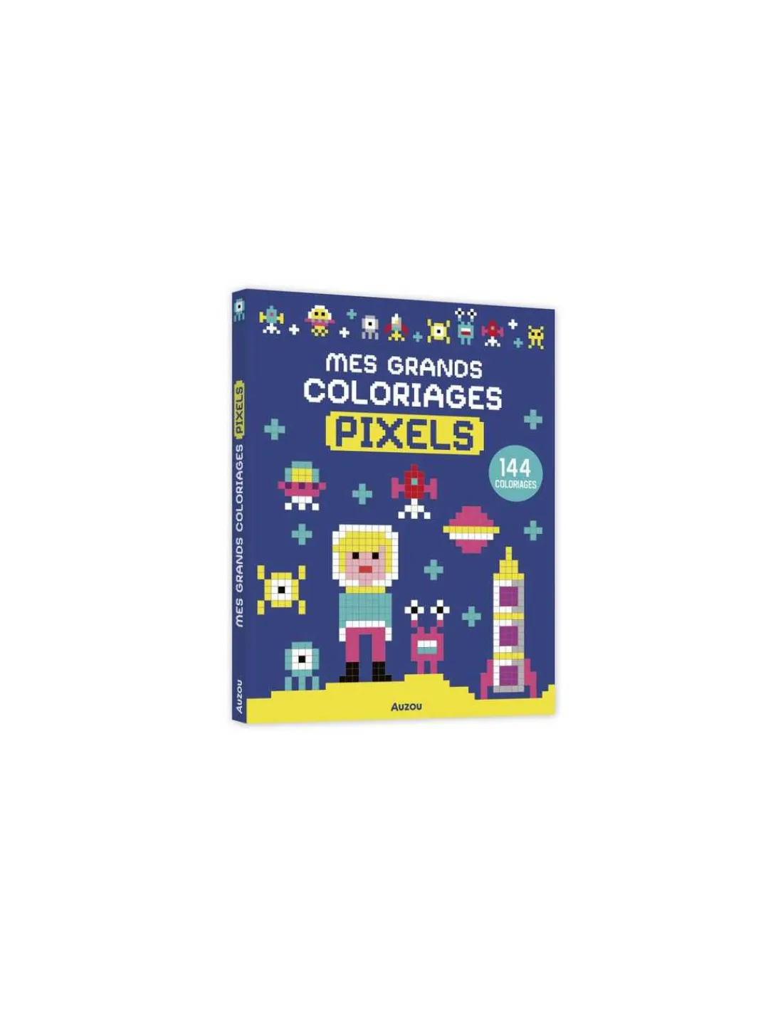 Auzou Mes grands coloriages Pixels -