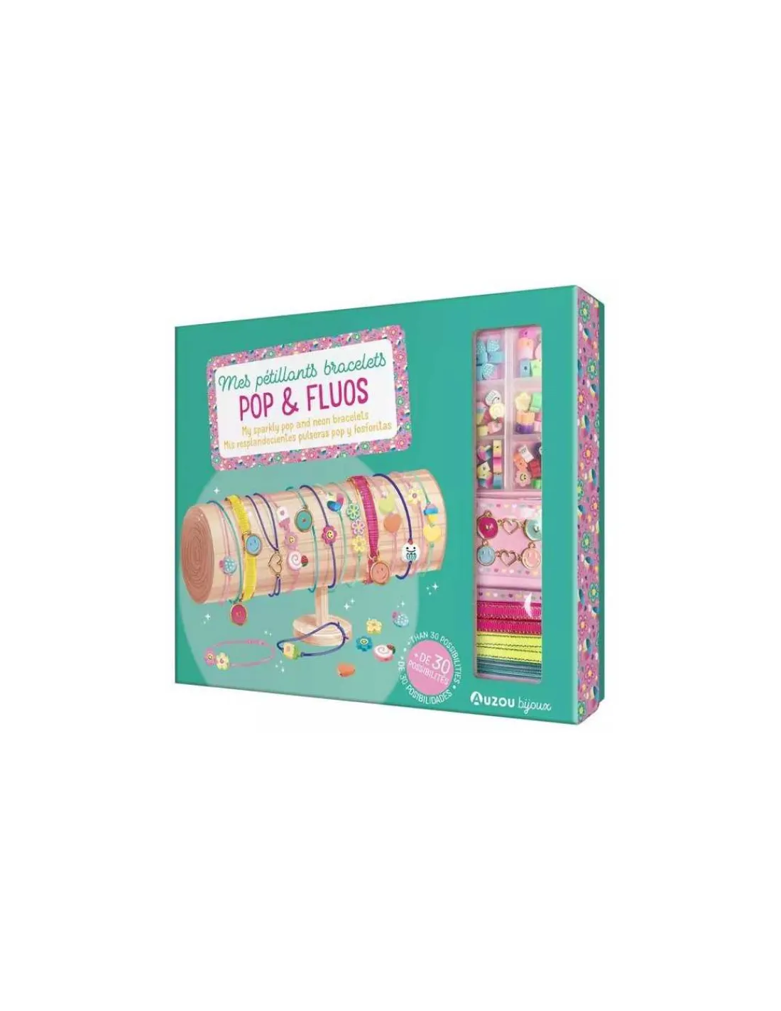 Auzou Mes pétillants bracelets pop et fluos -