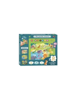 123 Soleil Mes puzzles sonores animaux - !