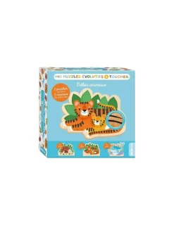 Auzou Mes puzzles évolutifs à toucher -