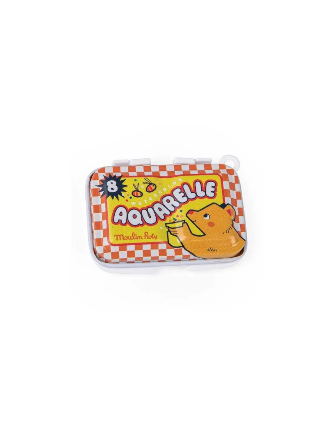 Moulin Roty Mini palette aquarelle jaune -