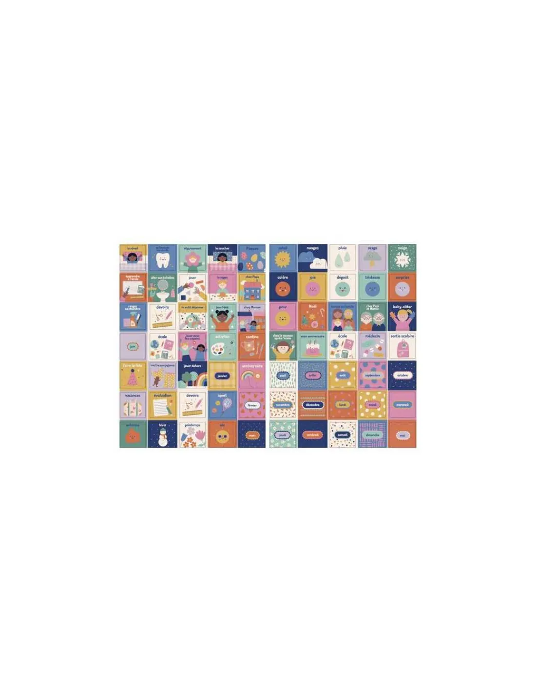 Auzou Mon calendrier de la semaine -