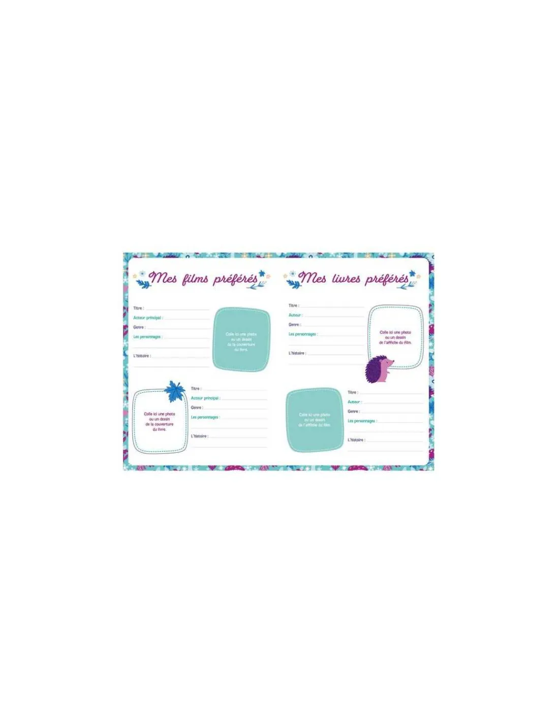 Auzou Mon carnet secret bijou scintillant -