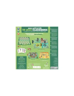 Enfant Auzou Mon coffret de 10 jeux classiques -