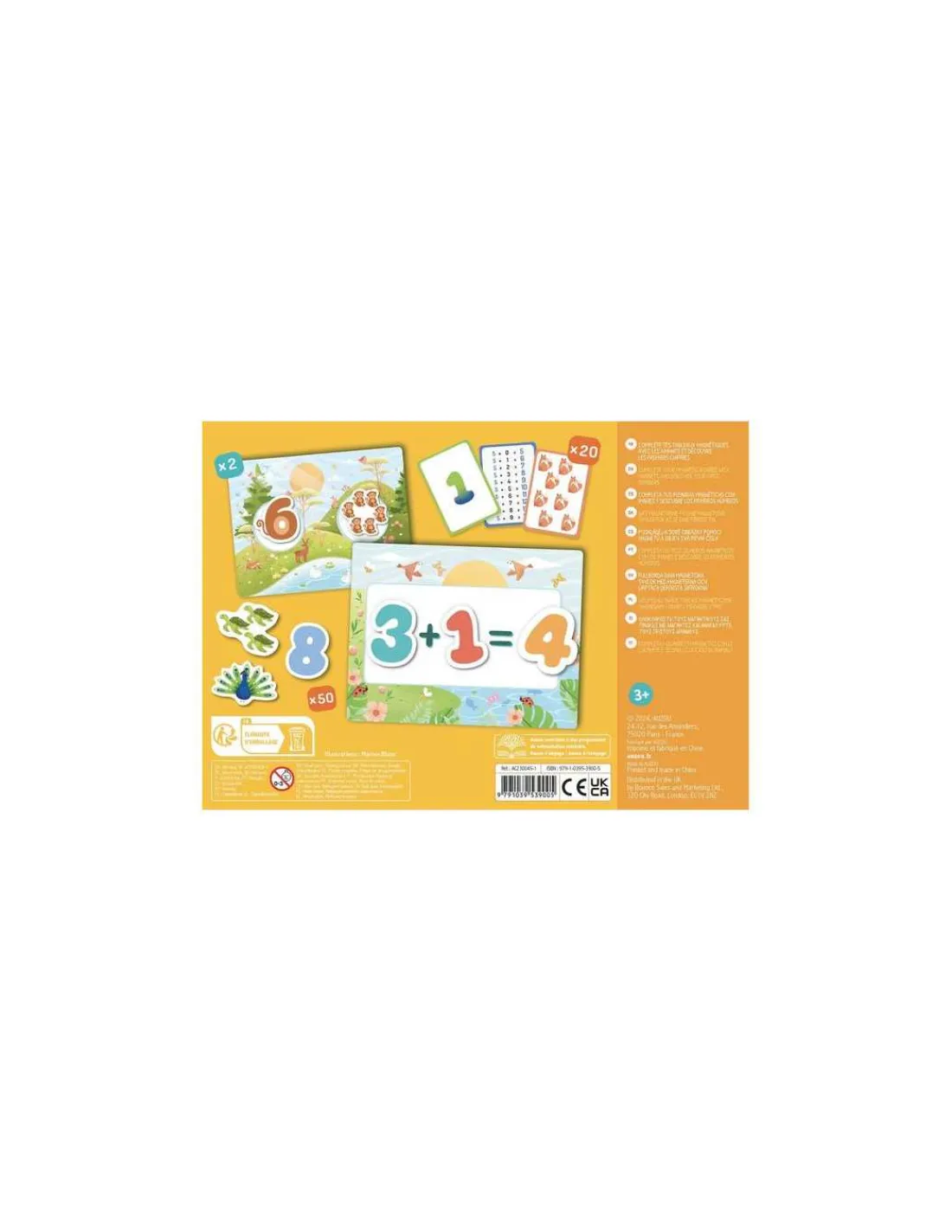 Auzou Mon petit coffret aimanté mes premiers chiffres -