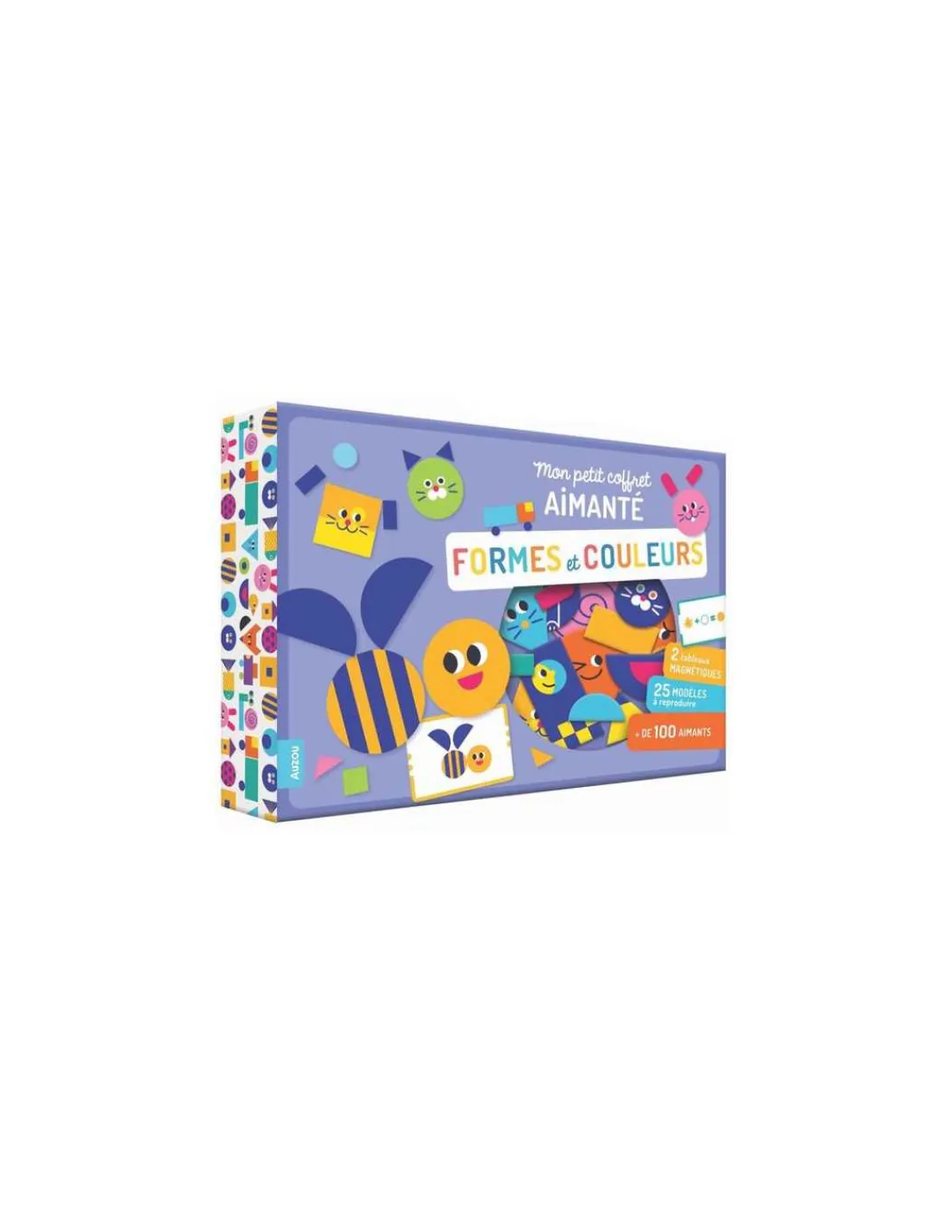 Auzou Mon petit coffret aimanté Formes et couleurs -
