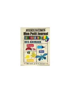 Crinkly Mon petit journal les couleurs des animaux -