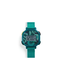 Enfant Ticlock by Djeco Montre digitale Green Snakes - Djeco