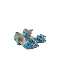 Labay Mules à Nœuds et Paillette bleu 5 - 7 ans -