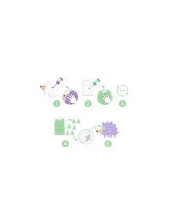 Djeco Peinture à doigts magique Petites formes -