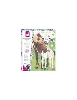 Janod Peinture au numéro aquarelle Chevaux -