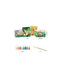 Enfant Djeco Peinture 3D Forêt tropicale -