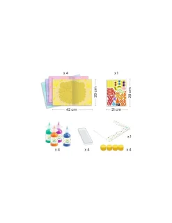 Enfant Djeco Peinture en symétrie À caresser -