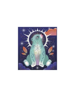 Janod Peinture pointillisme 3D Animaux cosmiques -