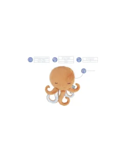 Kaloo Peluche bien-être poulpe Petit calme -