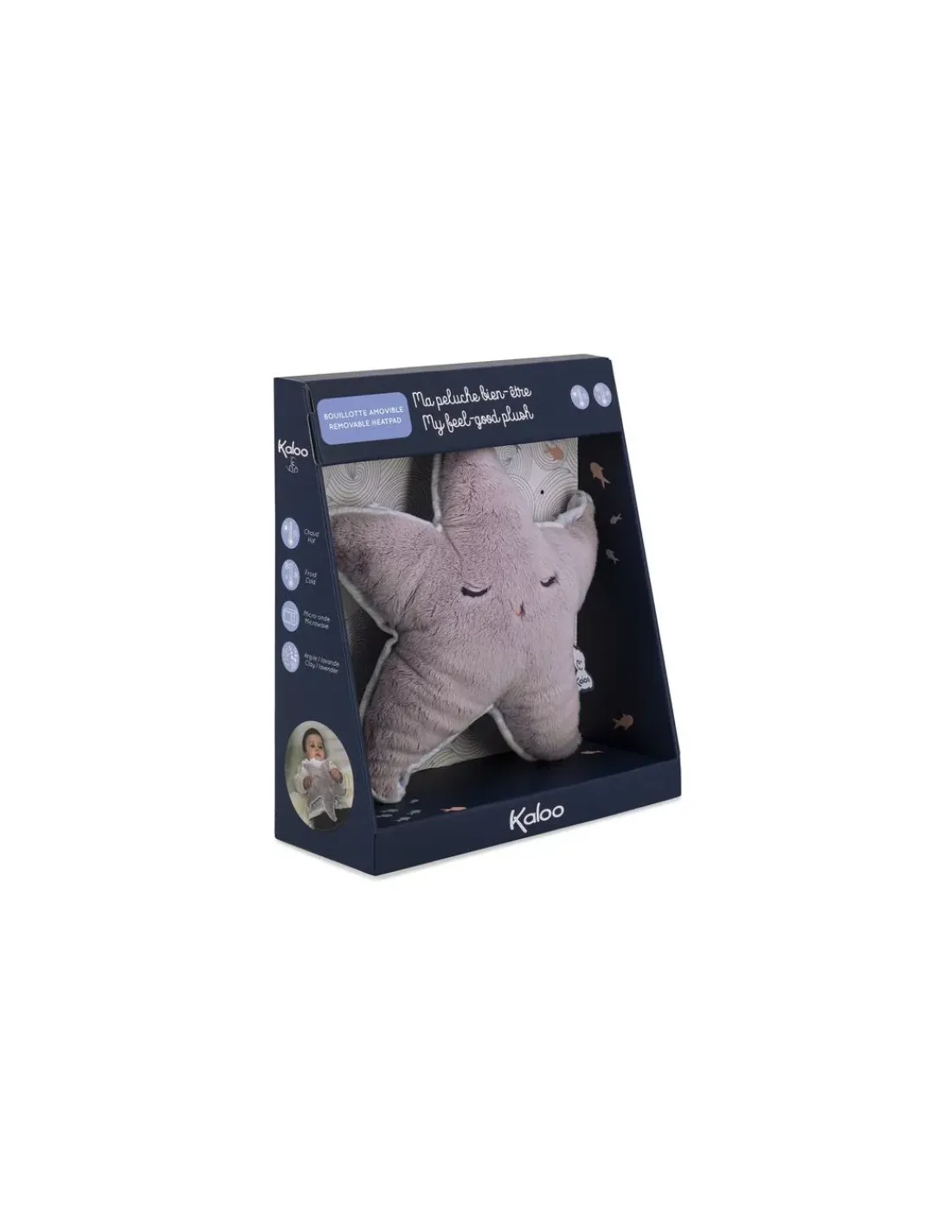 Kaloo Peluche bien-être étoile de mer Petit calme -