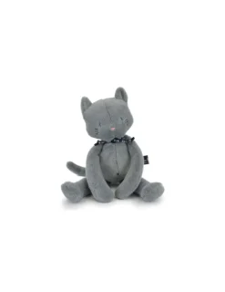 Mailou Tradition Peluche Chat Méloé 37 cm bleu gris - Maïlou Tradition