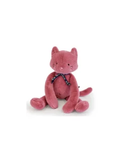Mailou Tradition Peluche Chat Méloé 37 cm rose - Maïlou Tradition
