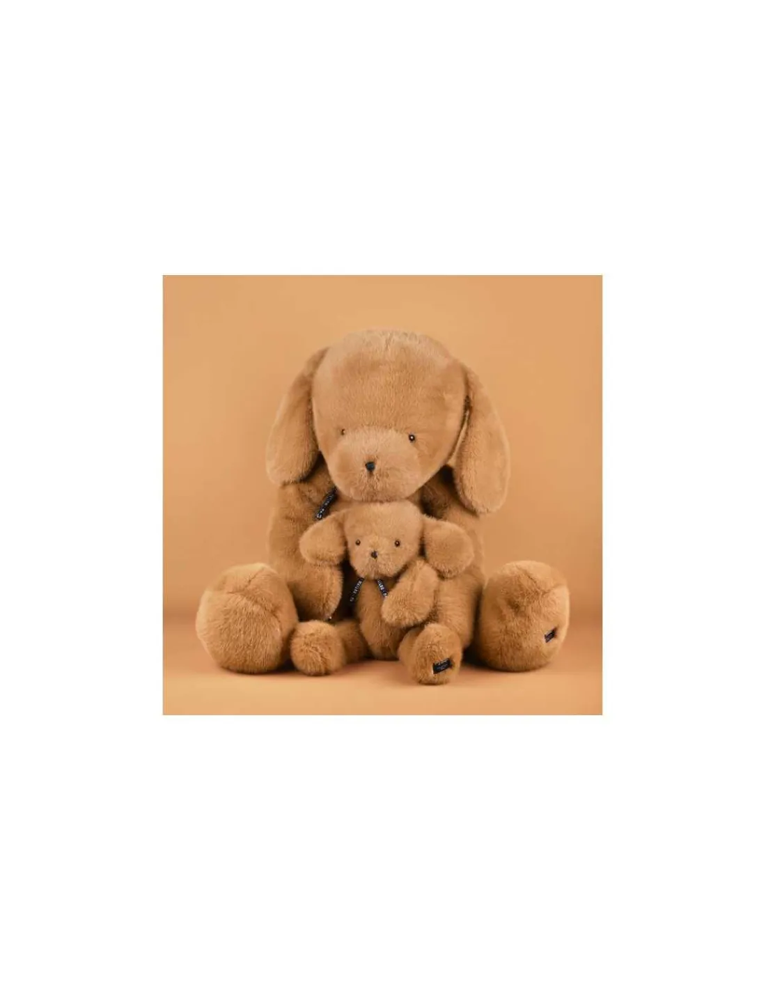 Mailou Tradition Peluche chien caramel 30 cm Sowen - Maïlou Tradition