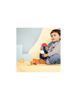 Lilliputiens Peluche d'activités Jules bricoleur surprise -