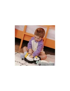 Les Deglingos Peluche Iglou le pingouin maman et bébé noir - Les Ptipotos by Déglingos