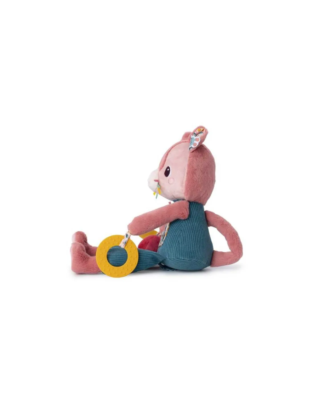 Lilliputiens Peluche Jeanne chat multi-activités -