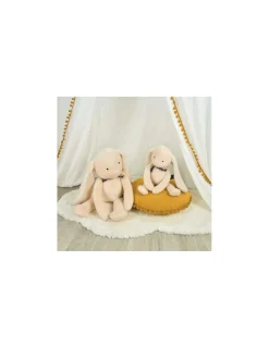 Mailou Tradition Peluche Lapin Méloé 56 cm beige - Maïlou Tradition