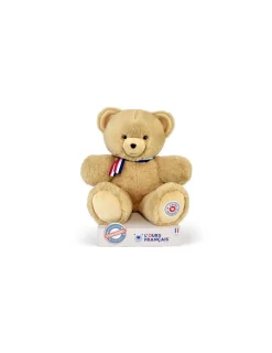 L'Ours Francais Peluche L'ours français 35 cm beige poudré