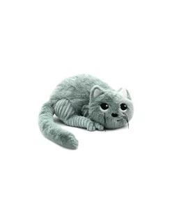 Les Deglingos Peluche Miaou le chat maman et bébé vert menthe - Les Ptipotos by Déglingos