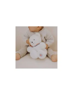 L'Ours Francais Peluche petit ours blanc L'ours français 25 cm