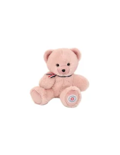 L'Ours Francais Peluche petit ours rose poudré L'ours français 25 cm
