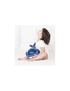 Enfant Pabobo Peluche projecteur dynamique baleine Aqua Dream -