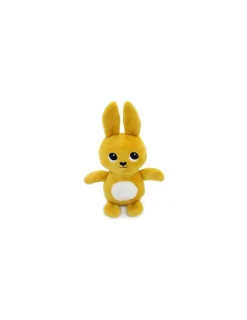 Les Deglingos Peluche Toudou le lapin jaune moutarde - Les Ptipotos by Déglingos