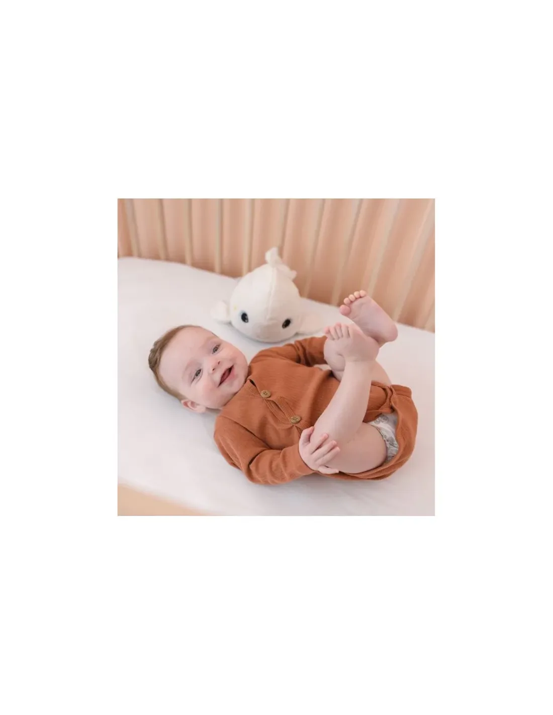 Pabobo Peluche veilleuse avec sons apaisants -